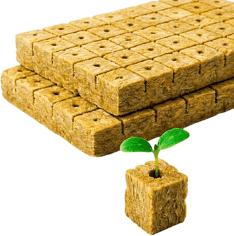 EKIMOS Cubos de Lana de Roca para Germinación (Pack 100 ud.)