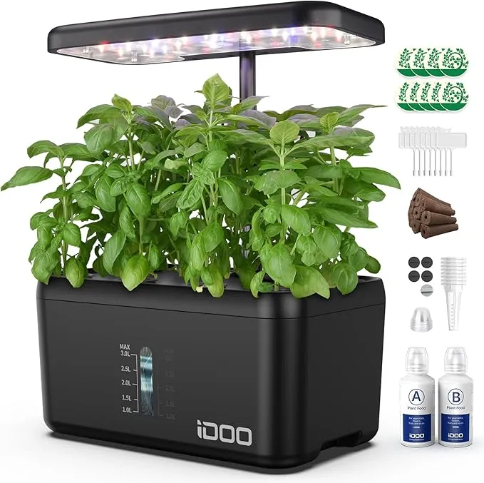 Hidropónico para 8 Plantas con Luces LED