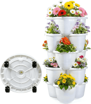 Jardinera vertical apilable Bamworld JSP-6Pcs