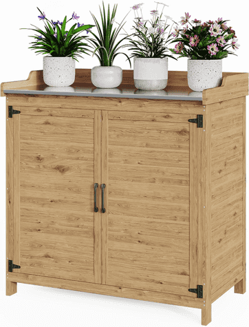 Bealife Mesa de Cultivo con Armario para terraza y balcón