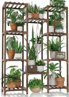 Bamworld estantería para Plantas de Exterior e Interior