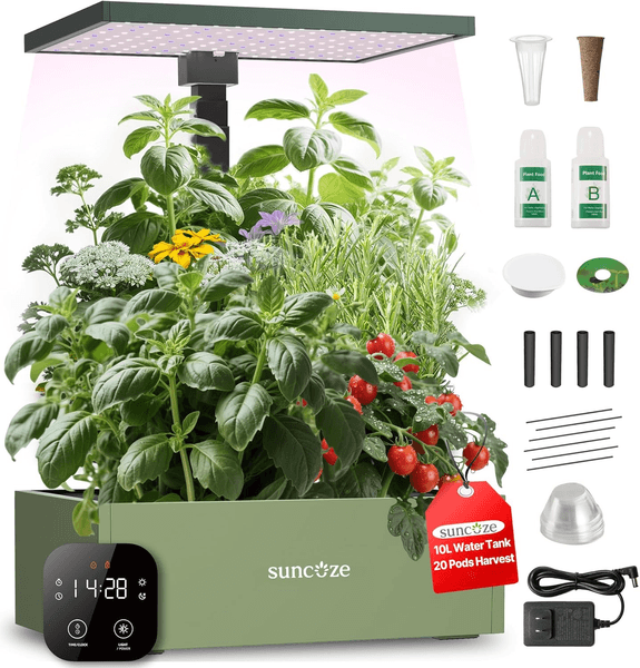SUNCOZE Sistema Hidropónico 20 Cápsulas