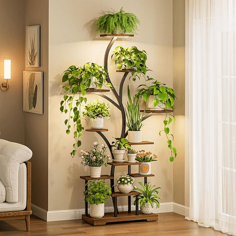ChillCruiser Estantería Plantas con Luz LED