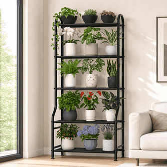 Estantería vertical para plantas Yutrchey HJ 5 niveles acero
