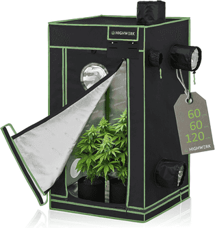 HIGHWERK Tienda de cultivo 60 x 60 x 120 cm