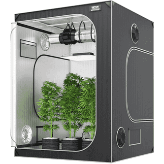 VEVOR Carpa de Cultivo Hidropónico 4x4